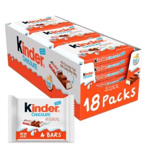 Kinder Chocolate Creamy Milky Filling 1.8oz 18ct